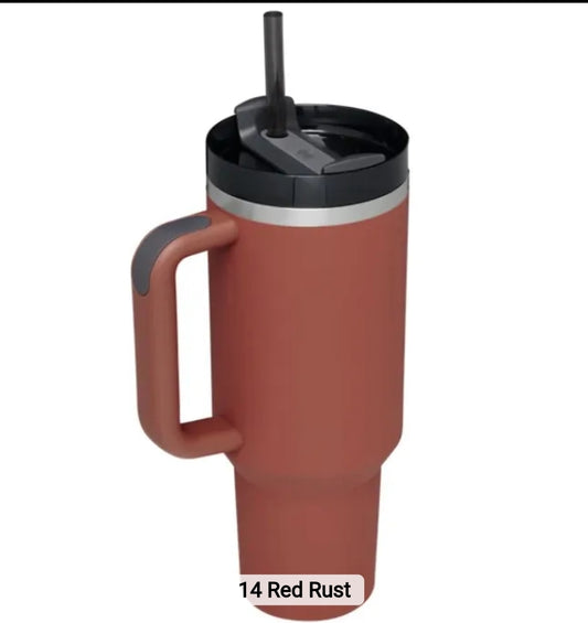 Red Rust - Stainless Cup, Nordic Dew Tumbler. resekopp, termosmugg.